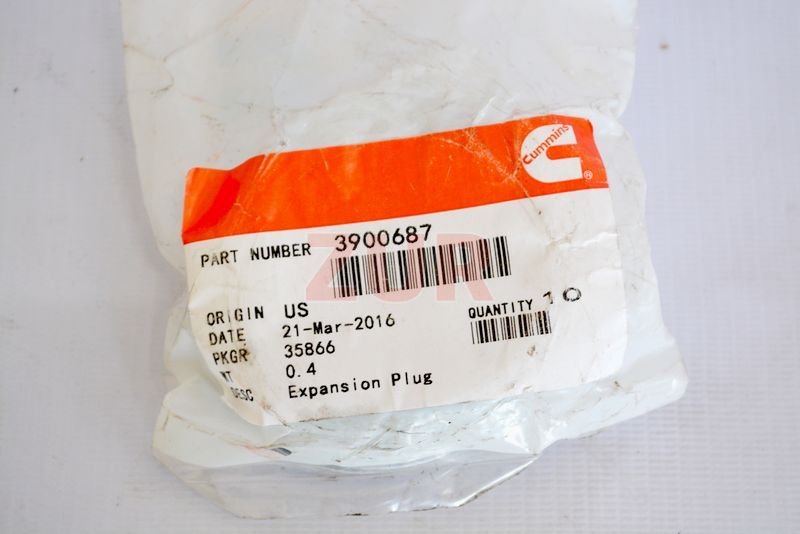 Заглушка блока цилиндров D 60 (ОРИГИНАЛ) (O+) 3900687