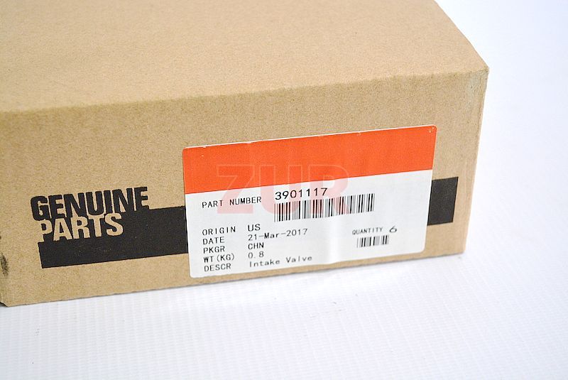 Клапан впускной ГБЦ 4-6BT 3901117 3901117 / 4995554 / 3920867
