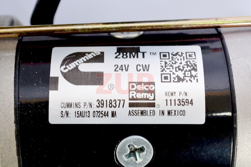 Стартер 24V 4.5rw 10 зубов В5,9 3918377 3918377