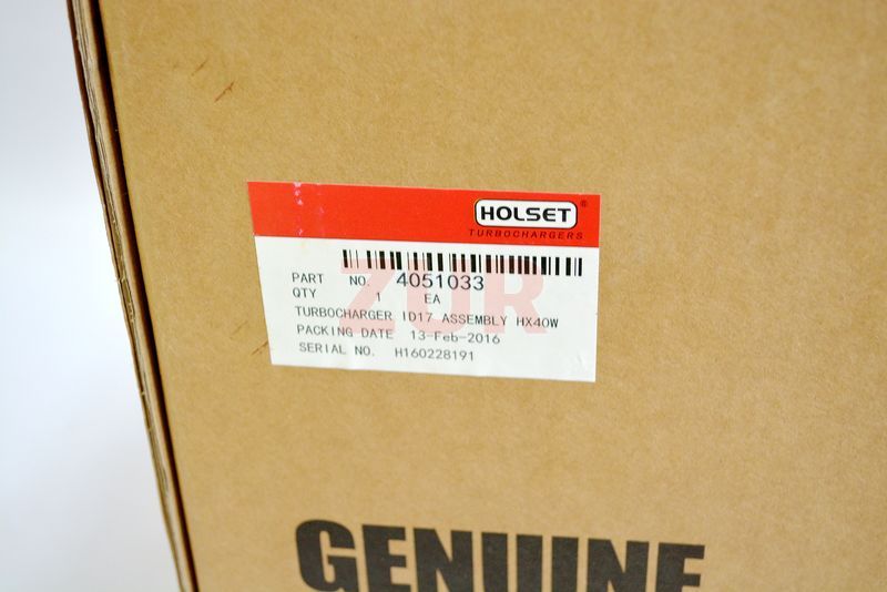 Турбокомпрессор L 4051033 4051033 / 4051384 / 2882127