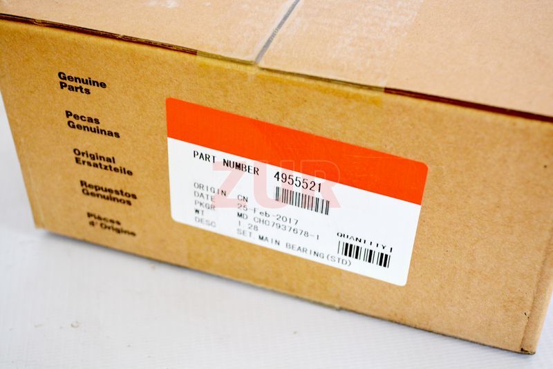 Вкладыши комплект коренных 6ISBe, ISDe 4955521 4955521