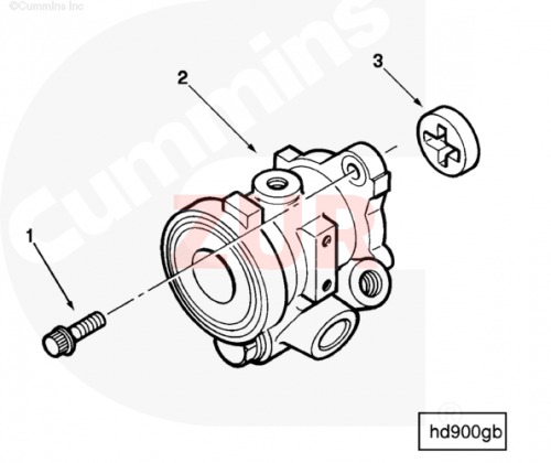 Насос ГУР В5,9-180 3355528