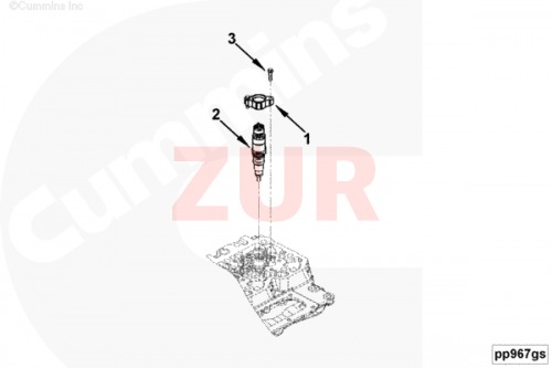 Форсунка топл. АНАЛОГ 0445120123 ISBe, 4937065 4937065 / 0445120123