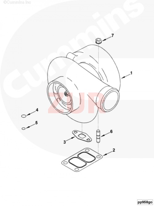 Турбокомпрессор HOLSET HE35W QSB
